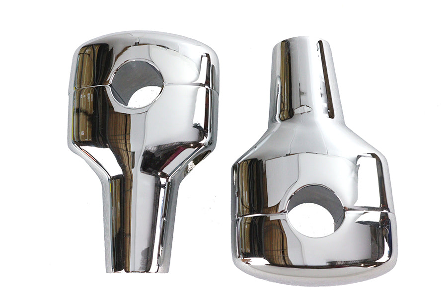 V-Twin Manufacturing 3-1/2 Short Riser Set Chrome - additional view 2