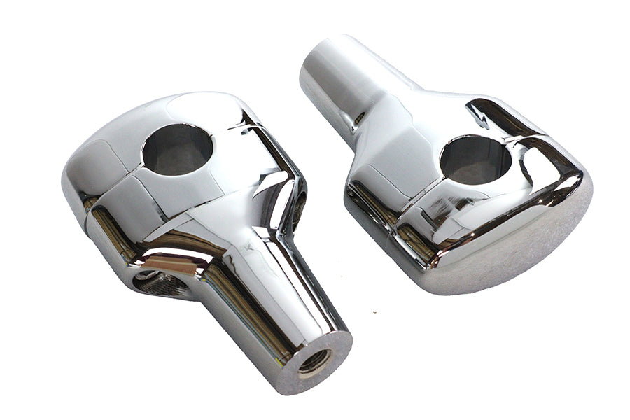 V-Twin Manufacturing 3-1/2 Short Riser Set Chrome - additional view 4