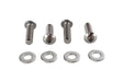 V-Twin Manufacturing Clutch Lever Clamp Screw Kit Chrome