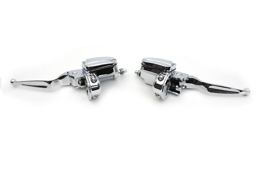 V-Twin Manufacturing Handlebar Control Kit Chrome with Hydraulic Clutch - additional view 3