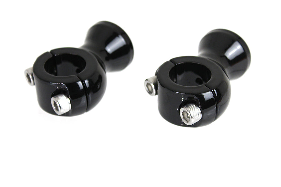 V-Twin Manufacturing Black 1 X 1-3/4" Riser Set - additional view 4