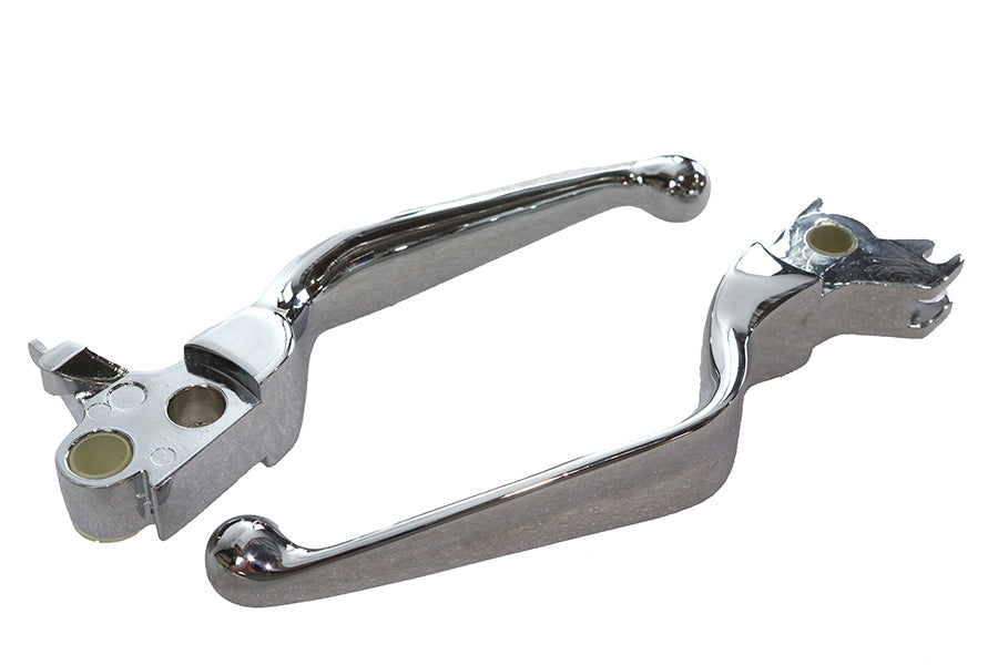 V-Twin Manufacturing Chrome Hydraulic Hand Lever Set - additional view 4
