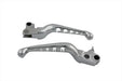 V-Twin Manufacturing Chrome Drilled Hand Lever Set
