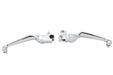 V-Twin Manufacturing Chrome Contour Hand Lever Set with Skull Ends - additional view 2
