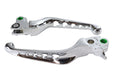 V-Twin Manufacturing Chrome Drilled Hand Lever Set