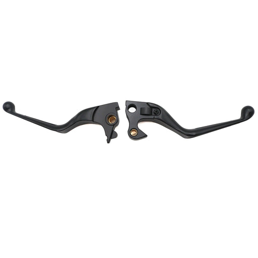 Black Slotted Hand Lever Set - MCM 053546 - Sportster 2014-2016