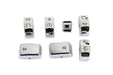 V-Twin Manufacturing Handlebar Switch Cap Set Chrome