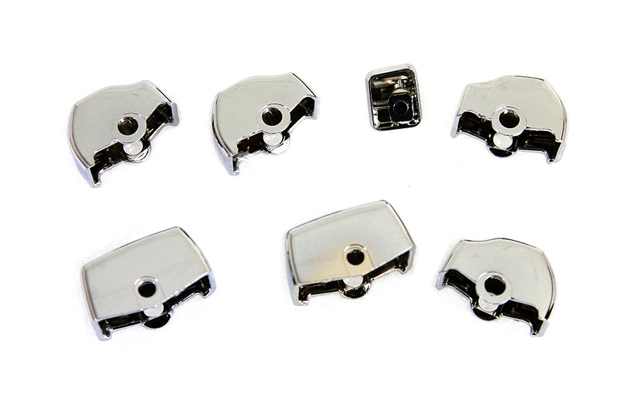 V-Twin Manufacturing Handlebar Switch Cap Set Chrome - additional view 2