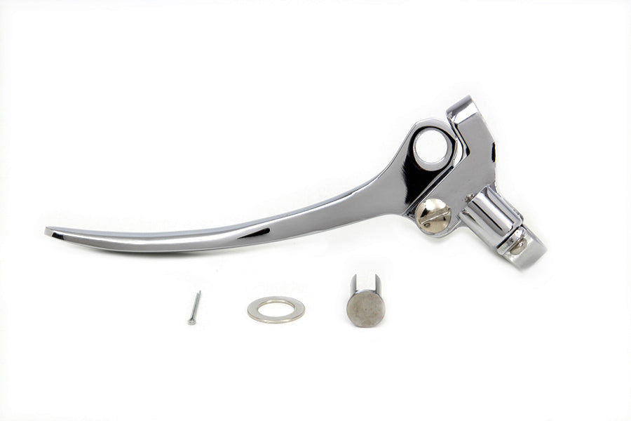 V-Twin Manufacturing Chrome Replica Brake Hand Lever Assembly