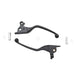 Black Narrow Smooth Contour Hand Lever Set - V-Twin 26-0963 - OEM 45015-08 - Twin Cam Touring 2008-2013
