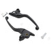 Black Narrow Smooth Contour Hand Lever Set - V-Twin 26-0963 - OEM 45015-08 - Twin Cam Touring 2008-2013