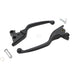 Black Narrow Smooth Contour Hand Lever Set - V-Twin 26-0963 - OEM 45015-08 - Twin Cam Touring 2008-2013