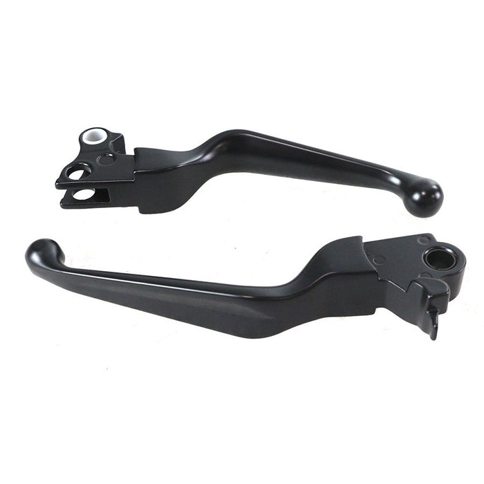 Black Smooth Contour Hand Lever Set - V-Twin 26-0980 - Twin Cam 2008-2014
