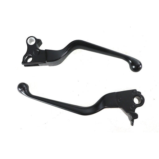 Black Smooth Contour Hand Lever Set - V-Twin 26-0980 - Twin Cam 2008-2014