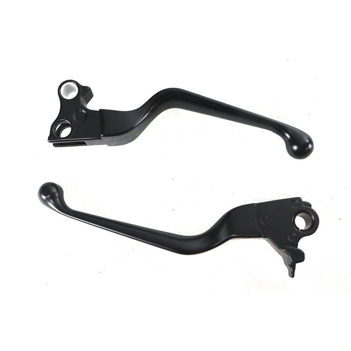 Black Smooth Contour Hand Lever Set - V-Twin 26-0980 - Twin Cam 2008-2014