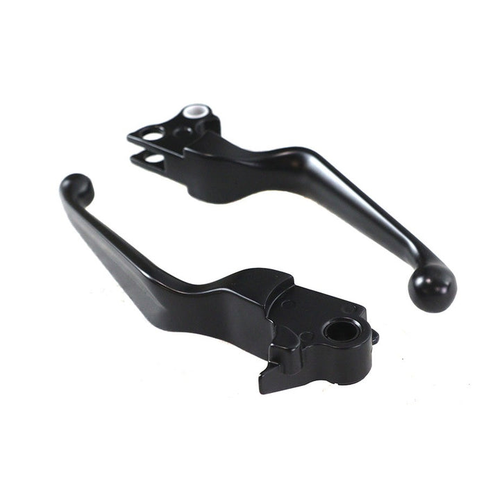 Black Smooth Contour Hand Lever Set - V-Twin 26-0980 - Twin Cam 2008-2014