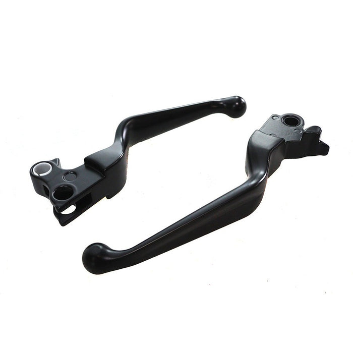Black Smooth Contour Hand Lever Set - V-Twin 26-0980 - Twin Cam 2008-2014