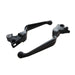 Black Smooth Contour Hand Lever Set - V-Twin 26-0980 - Twin Cam 2008-2014