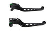 V-Twin Manufacturing Black Drilled Hand Lever Set