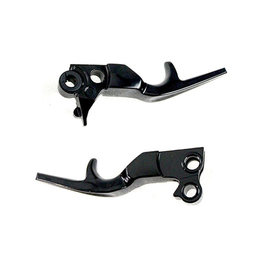 Short Trigger Lever Set Black - V-Twin 26-1552