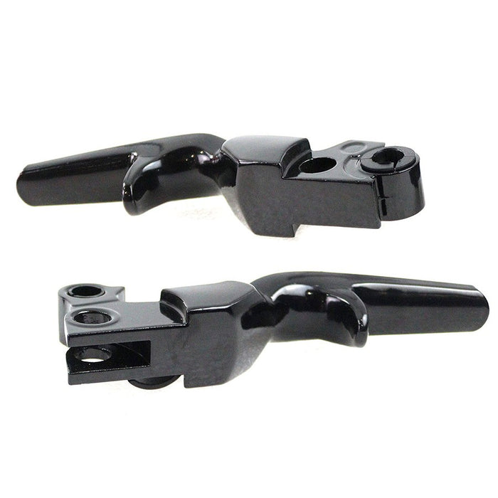 Short Trigger Lever Set Black - V-Twin 26-1552
