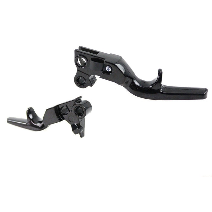Short Trigger Lever Set Black - V-Twin 26-1552