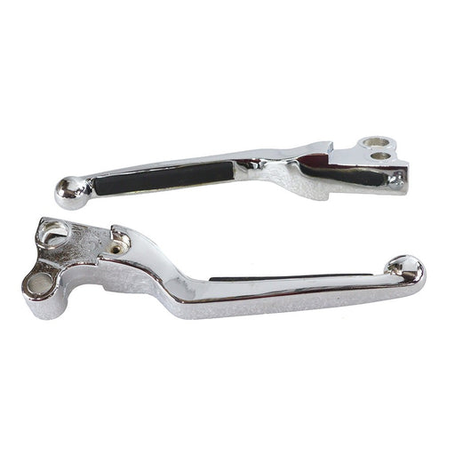 Chrome Softee Style Hand Lever Set - V-Twin 26-1975