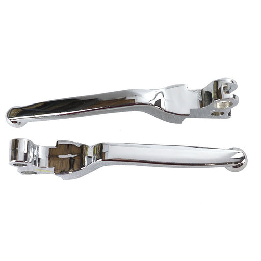 Chrome Softee Style Hand Lever Set - V-Twin 26-1975