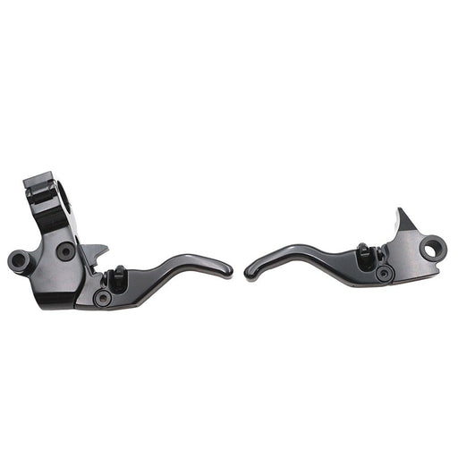 Tamer E-Z Finger Lever Control Set Black - V-Twin 26-2114