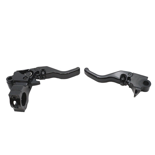 Tamer E-Z Finger Lever Control Set Black - V-Twin 26-2114