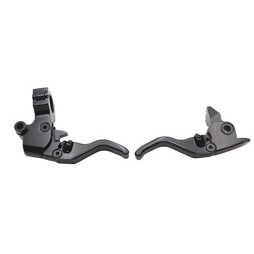 Tamer E-Z Finger Lever Control Set Black - V-Twin 26-2118