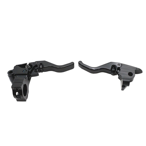 Tamer E-Z Finger Lever Control Set Black - V-Twin 26-2118