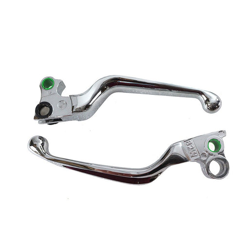 Chrome Contour Hand Lever Set - V-Twin 26-2171 - Big Twin 1979-1995