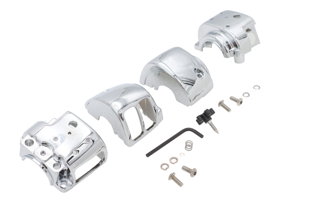 V-Twin Manufacturing Handlebar Switch Housing Kit Chrome - additional view 3