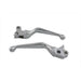 Chrome Smooth Contour Hand Lever Set - V-Twin 26-2178