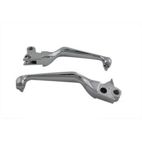 Skull Contour Hand Lever Set - V-Twin 26-2189