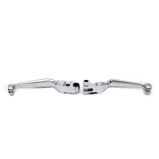 Skull Contour Hand Lever Set - V-Twin 26-2189