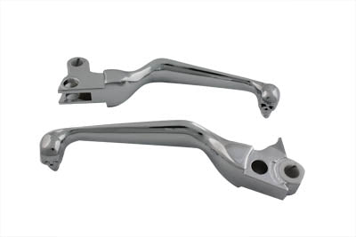 V-Twin Manufacturing Skull Contour Hand Lever Set