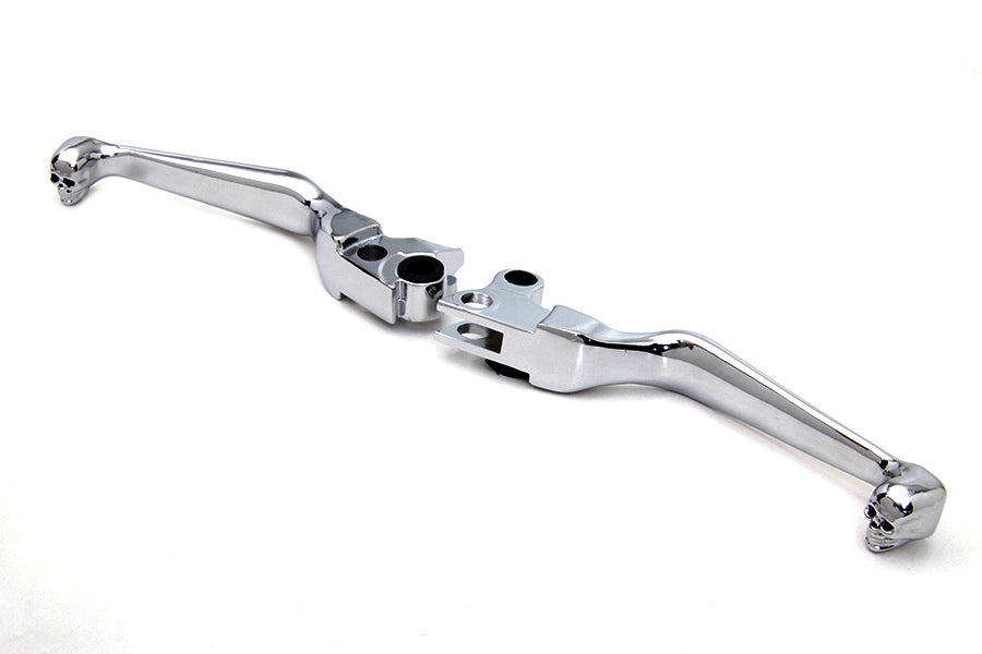 V-Twin Manufacturing Skull Contour Hand Lever Set - additional view 3