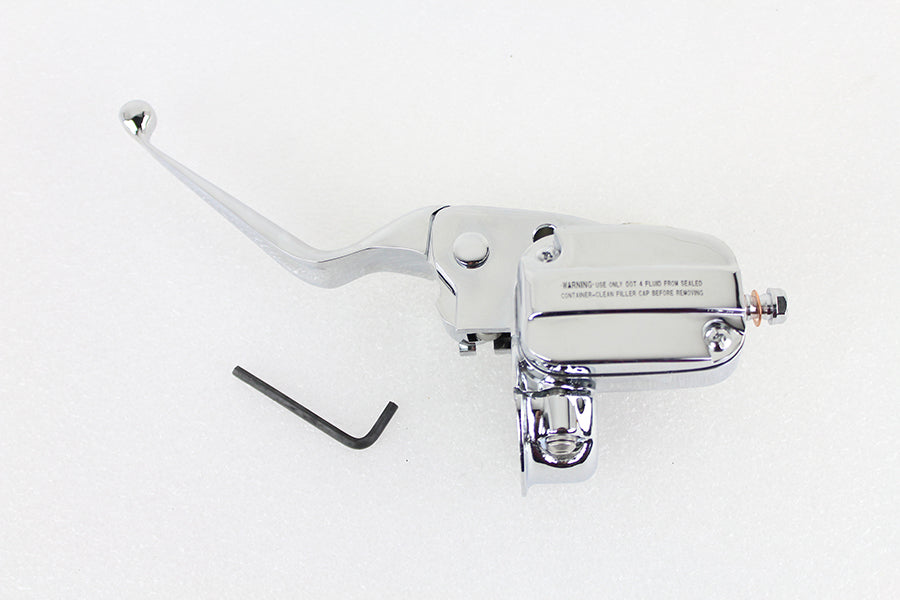 V-Twin Manufacturing Hydraulic Clutch Handle Assembly Chrome - additional view 3