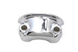 V-Twin Manufacturing Clutch Hand Lever and Master Cylinder Clamp Chrome