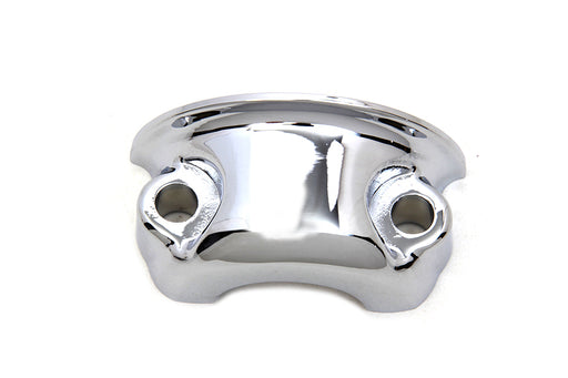 V-Twin Manufacturing Clutch Hand Lever and Master Cylinder Clamp Chrome