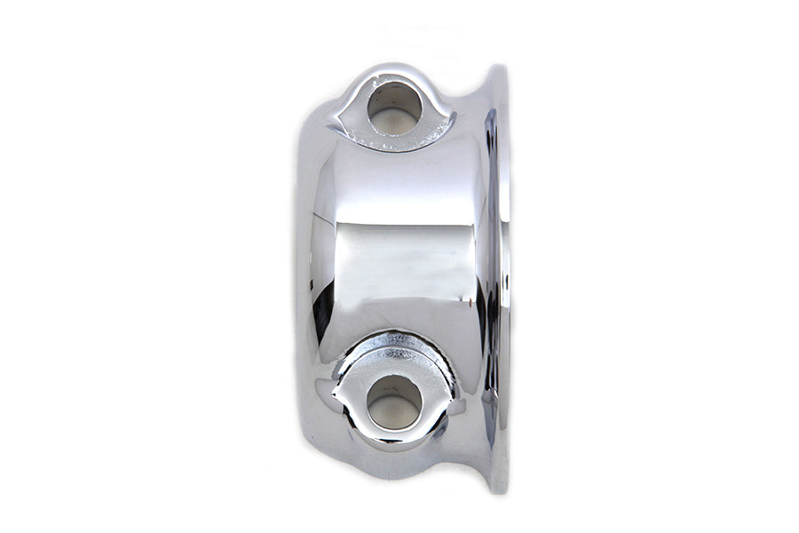 V-Twin Manufacturing Clutch Hand Lever and Master Cylinder Clamp Chrome - additional view 2