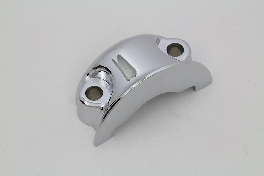 V-Twin Manufacturing Clutch Hand Lever and Master Cylinder Clamp Chrome - additional view 3