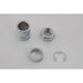 Rear Axle Nut Kit Chrome - V-Twin 2613-4 - OEM 41240-02 - Twin Cam Touring 2002-2007