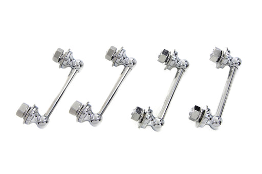 Wyatt Gatling Chrome Saddlebag Hanger Set