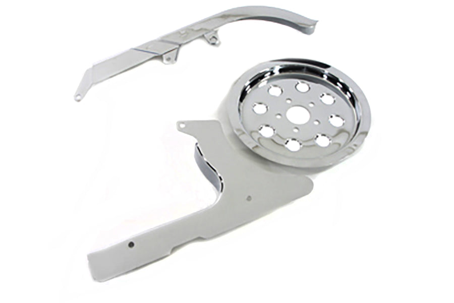 V-Twin Manufacturing Chrome Belt Guard Kit - additional view 2