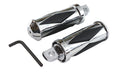 V-Twin Manufacturing Chrome Diamond Style Large Footpeg Set - additional view 3