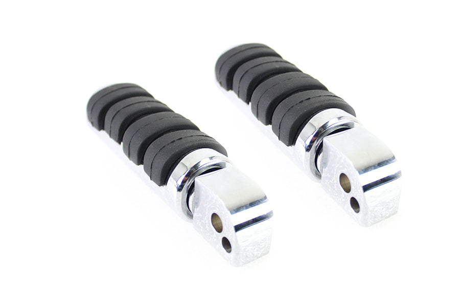 V-Twin Manufacturing Passenger ISO Footpeg Set Chrome