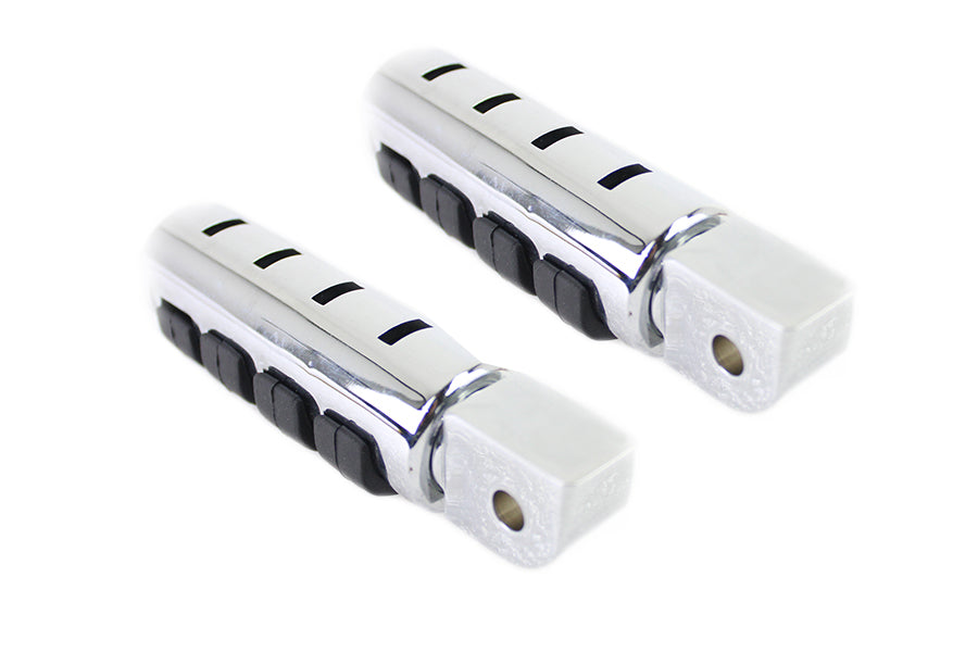 V-Twin Manufacturing Passenger ISO Footpeg Set Chrome - additional view 2